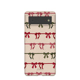 Seashell Holiday Bows Google Pixel 6 Case