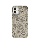 London Fog Holiday Dinner Party iPhone 16 Plus Case