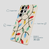 Seashell Holiday Lights Samsung Galaxy S25 Ultra Case
