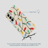 Seashell Holiday Lights Samsung Galaxy S25 Case