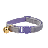 Anypet Small Light Purple Cat Collar with Safety Buckle, Bell & Durable Adjustable Strap – Stylish Comfortable Pet Accessory for Cats