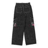 Ashton Wear Cargo Trousers - 29W UK 12 Black Cotton