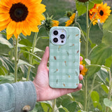 Sage Green Fall Gingham iPhone 16 Plus Case