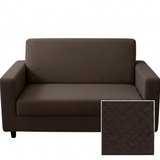 Anyseat 2-Seater Sofa Cover – Plain Coffee Style Slipcover for Living Room Chair Protection