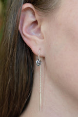 Heart Threaders Silver