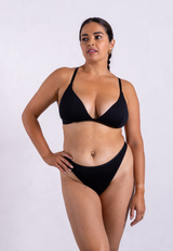 High Rise Thong, Black