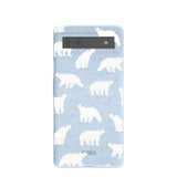 Powder Blue Ice Bears Google Pixel 6a Case
