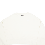 NIKE Cropped Womens Sweatshirt Cream L