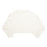 NIKE Cropped Womens Sweatshirt Cream L