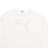 PUMA Womens Sweatshirt Cream S
