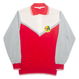 CANEVA Mens Sweatshirt Red Collared L