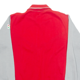 CANEVA Mens Sweatshirt Red Collared L