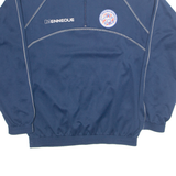 ENNEDUE Mens Sweatshirt Blue 1/4 Zip M