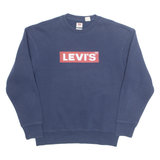 LEVI'S Relaxed Mens Sweatshirt Blue XS