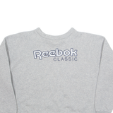 REEBOK Classic Womens Sweatshirt Grey S