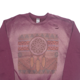 GILDAN Dream Catcher Womens Sweatshirt Maroon M