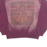 GILDAN Dream Catcher Womens Sweatshirt Maroon M