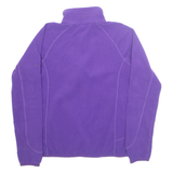 BERGHAUS Fleece Womens Sweatshirt Purple 1/4 Zip UK 10