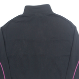 DIESEL Cropped Womens Sweatshirt Black 1/4 Zip XS