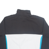 DKNY Cropped Oversized Womens Sweatshirt White 1/4 Zip XS