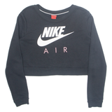 NIKE AIR Cropped Womens Sweatshirt Black M