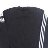 ADIDAS Mens Sweatshirt Black XS