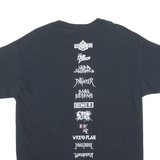 GILDAN Metal Scar Festival Mens Band T-Shirt Black Crew Neck L