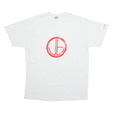 GILDAN Mens T-Shirt Grey Crew Neck L