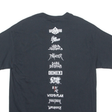 GILDAN Metal Scar Festival Mens Band T-Shirt Black Crew Neck L