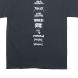GILDAN Metal Scar Festival Mens Band T-Shirt Black Crew Neck L