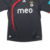 ADIDAS S.L. BENFICA Mens Football Shirt Jersey Black Crew Neck M