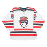 CHIP SPORT BKP Keeper Hockey Mens Jersey White 3/4 Sleeve USA L