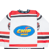 CHIP SPORT BKP Keeper Hockey Mens Jersey White 3/4 Sleeve USA L