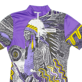 O'BRIEN Cycling Mens Jersey Purple 1/4 Zip S