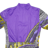 O'BRIEN Cycling Mens Jersey Purple 1/4 Zip S