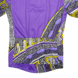 O'BRIEN Cycling Mens Jersey Purple 1/4 Zip S