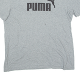 PUMA Mens T-Shirt Grey Crew Neck XL