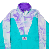 Womens Pullover Jacket Blue Colourblock XL