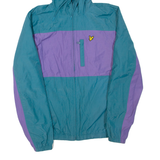 LYLE & SCOTT Mens Jacket Blue Hooded Colourblock L
