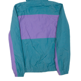 LYLE & SCOTT Mens Jacket Blue Hooded Colourblock L