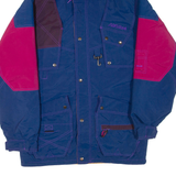 Mens Jacket Blue Hooded M