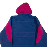 Mens Jacket Blue Hooded M
