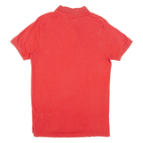TOMMY HILFIGER Mens Polo Shirt Red M