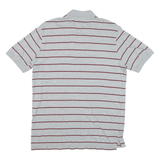 LEVI'S Mens Polo Shirt Grey Striped S