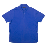 PIERRE CARDIN Mens Polo Shirt Blue 2XL