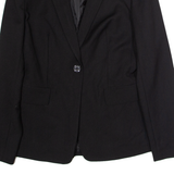CALVIN KLEIN Stretch Womens Blazer Jacket Black UK 8