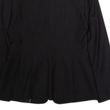 CALVIN KLEIN Stretch Womens Blazer Jacket Black UK 8