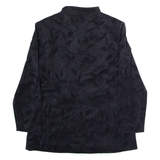 Womens Blazer Jacket Black 90s Floral XS