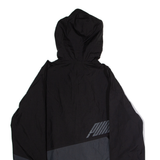 PUMA Mens Pullover Jacket Black Hooded Colourblock XL