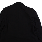 Mens Blazer Jacket Black Wool L